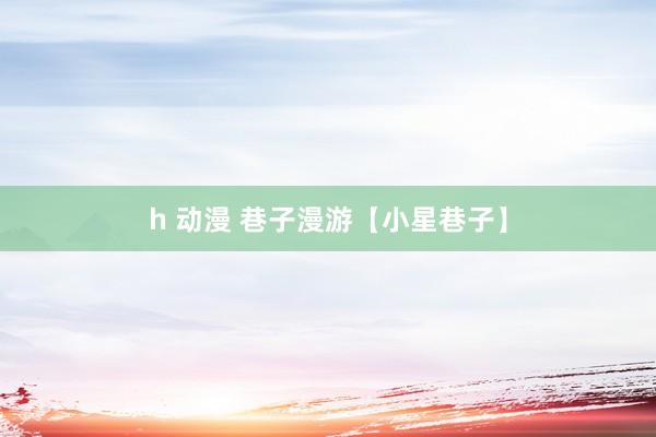 h 动漫 巷子漫游【小星巷子】