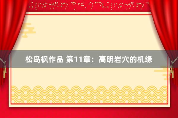 松岛枫作品 第11章：高明岩穴的机缘